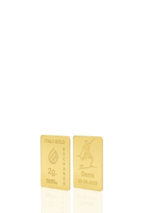 14 Karat Goldbarren von 2 g - Geschenk-Ideen Sport - IGE Gold