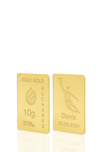 Lingot Or sport football 9 ct de 10 g.  - Idée cadeau Sport - IGE Gold