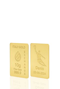 Lingot Or 24 ct de 10 g. sport football - Idée cadeau Sport - IGE Gold