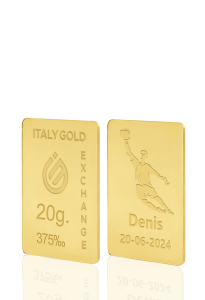 Lingot Or sport football 9 ct de 20 g.  - Idée cadeau Sport - IGE Gold