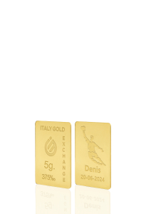 Lingot Or sport football 9 ct de 5 g.  - Idée cadeau Sport - IGE Gold