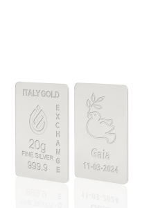 Lingou de Argint Pur cadou pentru Comuniune de 20 g. - Idee Cadou Comuniune - IGE Gold