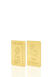 Lingou de Aur cadou pentru Comuniune 24 K de 7,5 g. - Idee Cadou Comuniune - IGE Gold