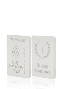 Sztabka Czyste Srebro 50 gr. w prezencie na Urodziny  - Pomysł na prezent Sztabki na Specjalne Okazje - IGE Gold