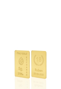 a Złota w prezencie na Urodziny 9Kt 5gr - Pomysł na prezent Sztabki na Specjalne Okazje - IGE Gold