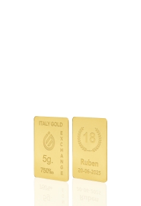 Sztabka Złota w prezencie na Urodziny 18Kt 5gr - Pomysł na prezent Sztabki na Specjalne Okazje - IGE Gold