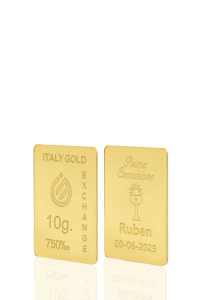Sztabka Złota w prezencie na Komunię 18Kt 10gr - Pomysł na prezent Komunia - IGE Gold
