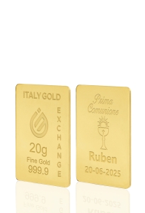 Sztabka Złota w prezencie na Komunię 24Kt 20gr - Pomysł na prezent Komunia - IGE Gold