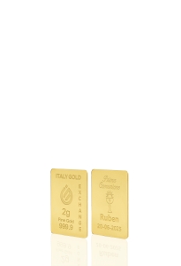Sztabka Złota w prezencie na Komunię 24Kt 2gr - Pomysł na prezent Komunia - IGE Gold