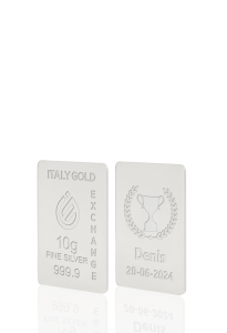 Lingotto Argento Puro 10 gr. coppa vincitore - Idea Regalo Sport - IGE Gold