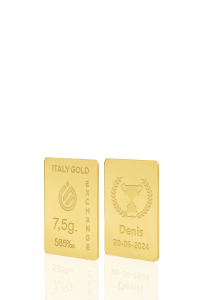 Lingote de Oro deporte 14 Kt de 7,5 gr. - idea de regalo Sport - IGE Gold