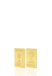 Lingote de oro de 24 quilates de 2 g. - idea de regalo Sport - IGE Gold