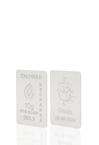 Reines Firmungsgeschenk Silberbarren aus 10 g - Geschenk-Ideen Feierlichen Veranstaltungen - IGE Gold