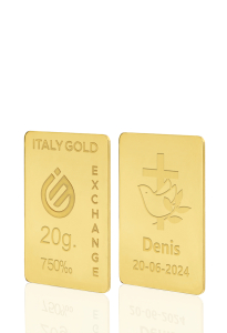 18 Karat Firmungsgeschenk Goldbarren aus 20 g - Geschenk-Ideen Feierlichen Veranstaltungen - IGE Gold