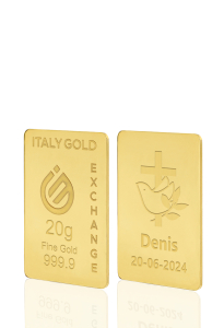 24 Karat Firmungsgeschenk Goldbarren aus 20 g - Geschenk-Ideen Feierlichen Veranstaltungen - IGE Gold