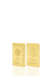 14 Karat Firmungsgeschenk Goldbarren aus 5 g - Geschenk-Ideen Feierlichen Veranstaltungen - IGE Gold