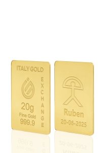 24 Karat Goldbarren von 20 g - Geschenk-Ideen Glücksbringer - IGE Gold