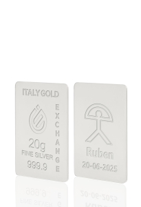 Reiner Silberbarren von 20 g - Geschenk-Ideen Glücksbringer - IGE Gold