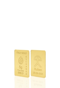 24 Karat Goldbarren von 5 g - Geschenk-Ideen Glücksbringer - IGE Gold