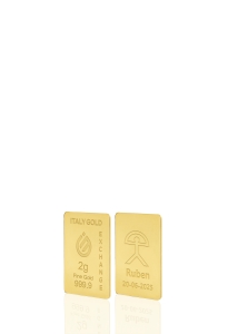24 Karat Goldbarren von 2 g - Geschenk-Ideen Glücksbringer - IGE Gold