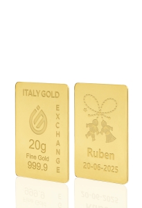 Lingou de Aur Mărțișor amulet norocos 24 K de 20 g. - Idee Cadou Amuletă Norocoasă - IGE Gold