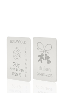 Lingou de Argint Pur Mărțișor amulet norocos 20 g. - Idee Cadou Amuletă Norocoasă - IGE Gold
