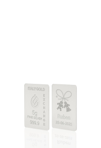 Lingou de Argint Pur Mărțișor amulet norocos 5 g. - Idee Cadou Amuletă Norocoasă - IGE Gold