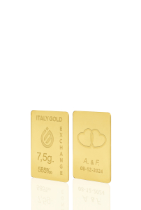 14 Karat Hochzeitsgeschenk Goldbarren aus 7,5 g - Geschenk-Ideen Feierlichen Veranstaltungen - IGE Gold