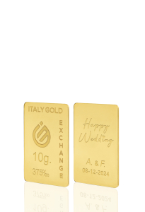 Lingou  de Aur cadou pentru Căsătorie 9K de 10 g.  - Idee Cadou Evenimente Celebrative - IGE Gold