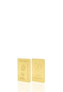 Lingou de Aur cadou  pentru Căsătorie 9K de 2g. - Idee Cadou Evenimente Celebrative - IGE Gold