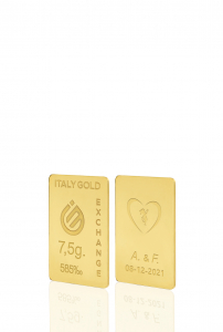 Lingou de Aur cadou pentru Căsătorie 14 K de 7,5 g.  - Idee Cadou Evenimente Celebrative - IGE Gold