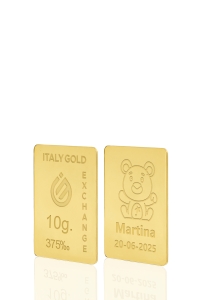 Regalo Lingote de Oro para Nacimientos 9 Kt de 10 gr. - idea de regalo Eventos de celebración - IGE Gold
