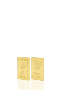 Sztabka Złota w prezencie na Narodziny  24Kt 2gr - Pomysł na prezent Sztabki na Specjalne Okazje - IGE Gold