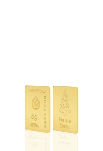 Lingou de Aur cadou Brad de Crăciun 9K de 5g. - Idee Cadou Crăciun Dragoste Prietenie - IGE Gold