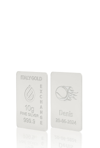 Lingou de Argint Pur sport tenis 10 g. - Idee Cadou Sport - IGE Gold