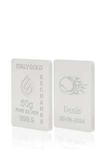 Lingou de Argint Pur sport tenis 50 g. - Idee Cadou Sport - IGE Gold
