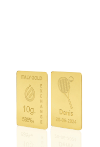 Lingou de Aur sport tenis 14 K de 10 g. - Idee Cadou Sport - IGE Gold