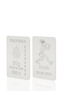 Lingou de Argint Pur sport tenis 20 g. - Idee Cadou Sport - IGE Gold