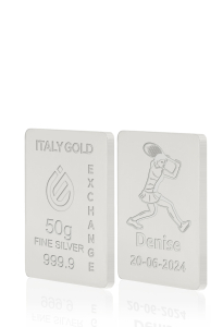 Lingou de Argint Pur sport tenis 50 g. - Idee Cadou Sport - IGE Gold