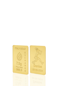Lingou de Aur sport tenis 24 K de 7,5 g. - Idee Cadou Sport - IGE Gold
