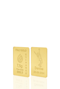 24 Karat Sport Tennis Goldbarren aus 7,5 g - Geschenk-Ideen Sport - IGE Gold
