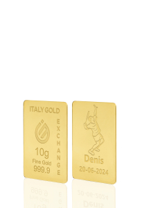 24 Karat Sport Tennis Goldbarren aus 10 g - Geschenk-Ideen Sport - IGE Gold