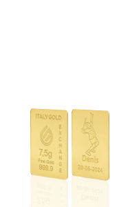 24 Karat Sport Tennis Goldbarren aus 7,5 g - Geschenk-Ideen Sport - IGE Gold