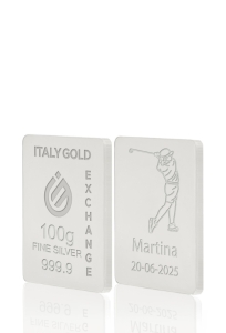 Reines Sport Silberbarren aus 100 g - Geschenk-Ideen Sport - IGE Gold