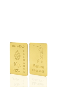 18 Karat Goldbarren von 10 g - Geschenk-Ideen Sport - IGE Gold