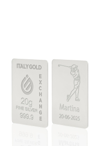 Reines Sport Silberbarren aus 20 g - Geschenk-Ideen Sport - IGE Gold