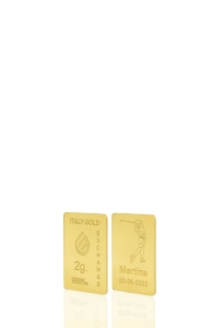24 Karat Goldbarren von 2 g - Geschenk-Ideen Sport - IGE Gold