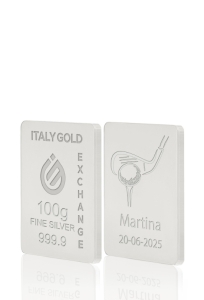 Reines Sport Silberbarren aus 100 g - Geschenk-Ideen Sport - IGE Gold