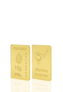 Lingote de Oro deporte golf 9 Kt de 10g. - idea de regalo Sport - IGE Gold