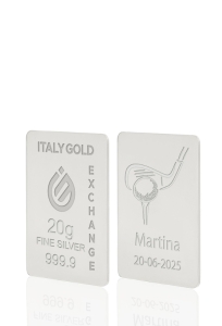 Reines Sport Silberbarren aus 20 g - Geschenk-Ideen Sport - IGE Gold